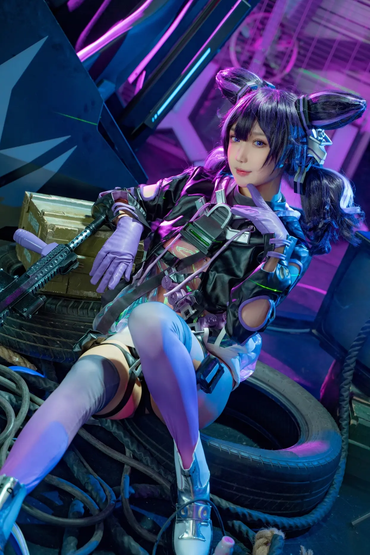 阿包也是兔娘 角色扮演高清写真照片 2